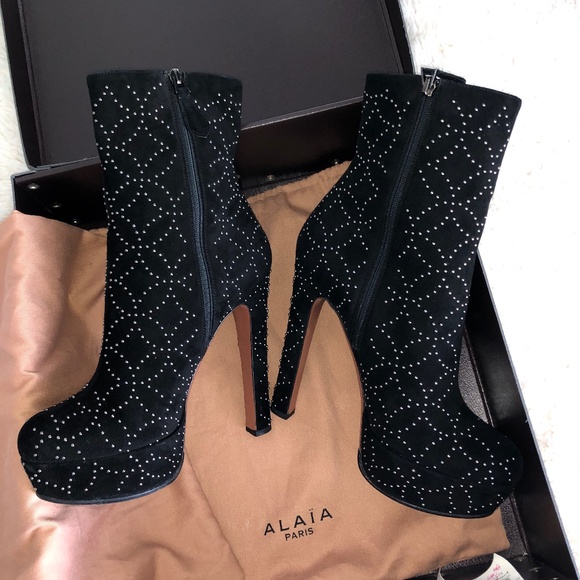 ALAIA platform suede shoes size EU 39 - Picture 3 of 16